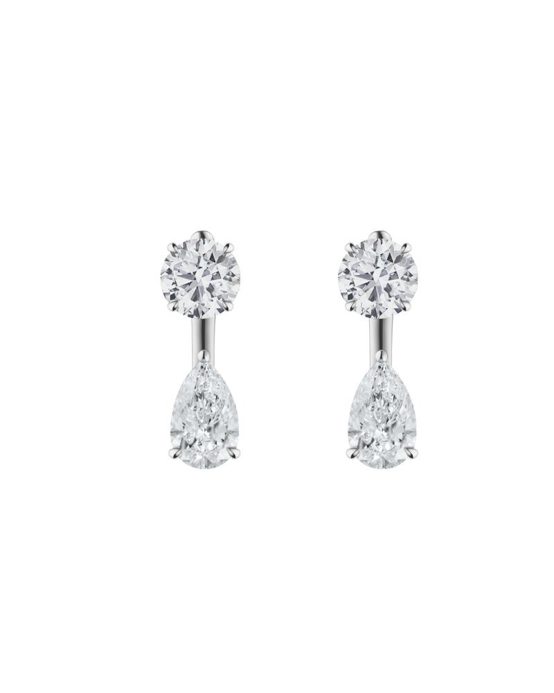 Round + Pear Gaia Earrings