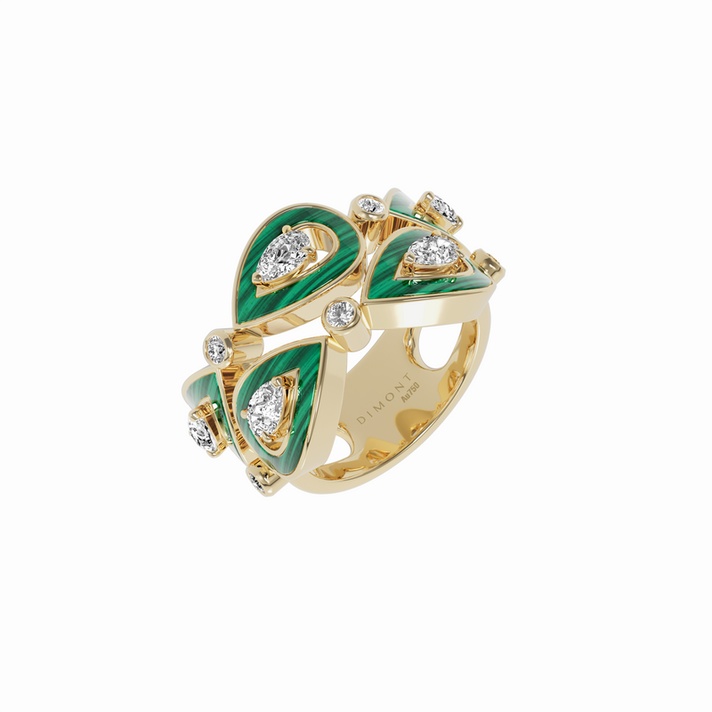 MALACHITE GRAND SYGNA RING