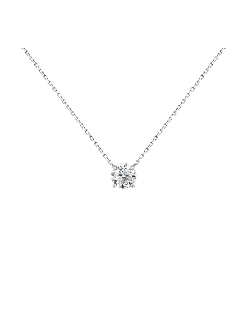 Round Solitaire Necklace