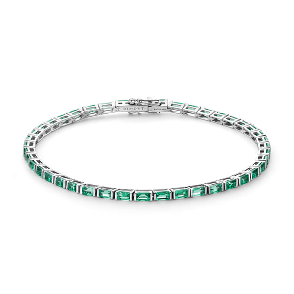 Emerald Baguette Tennis Bracelet