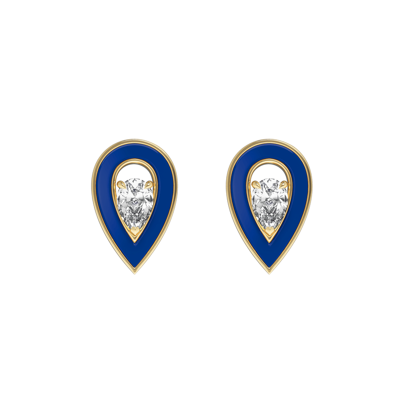 LAPIS LAZULI SYGNA EARRINGS - Dimont Jewelry
