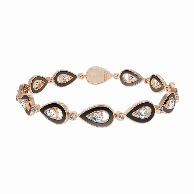ONYX FULL MOTIF SYGNA BRACELET - Dimont Jewelry