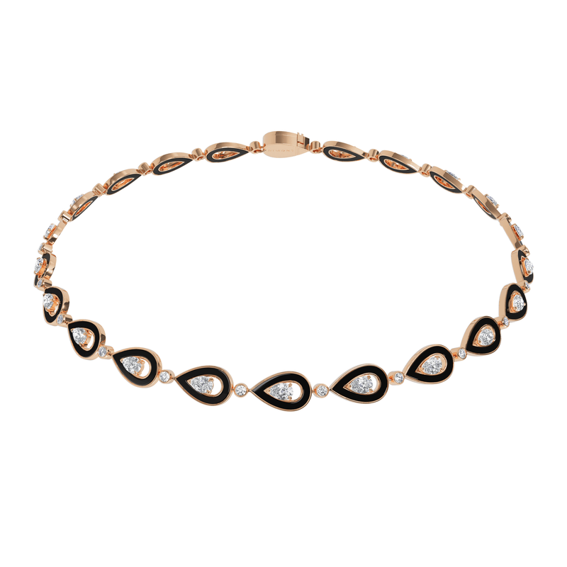 ONYX FULL MOTIF SYGNA NECKLACE - Dimont Jewelry