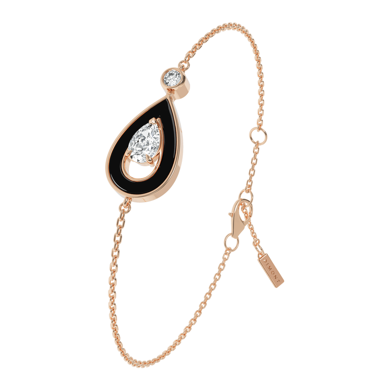 ONYX ONE MOTIF SYGNA BRACELET - Dimont Jewelry