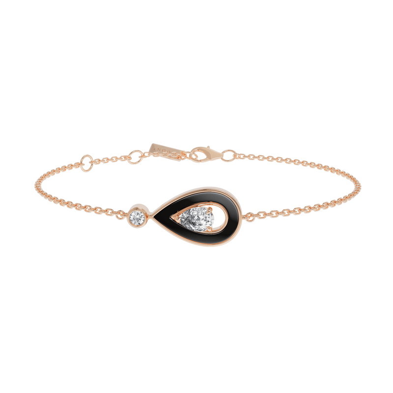 ONYX ONE MOTIF SYGNA BRACELET - Dimont Jewelry