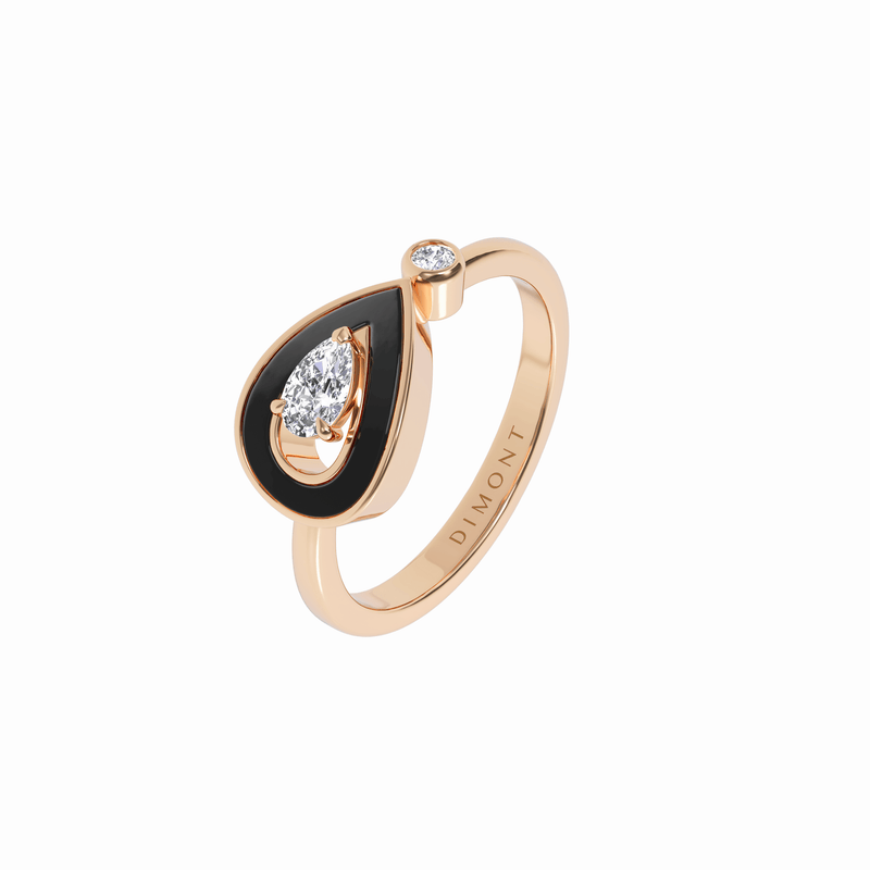 ONYX ONE MOTIF SYGNA RING - Dimont Jewelry